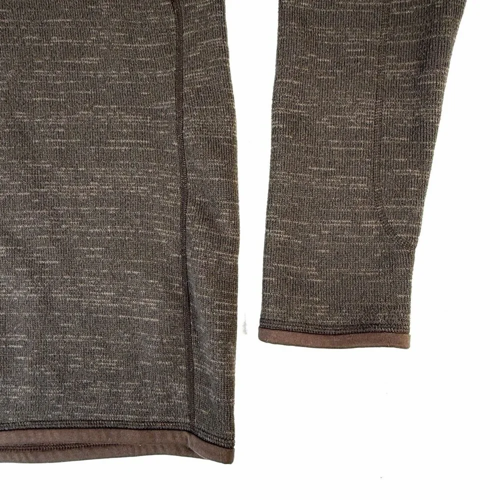 Patagonia Men's Brown Fleece Jacket Better Sweater 1/4 Zip, Size Medium